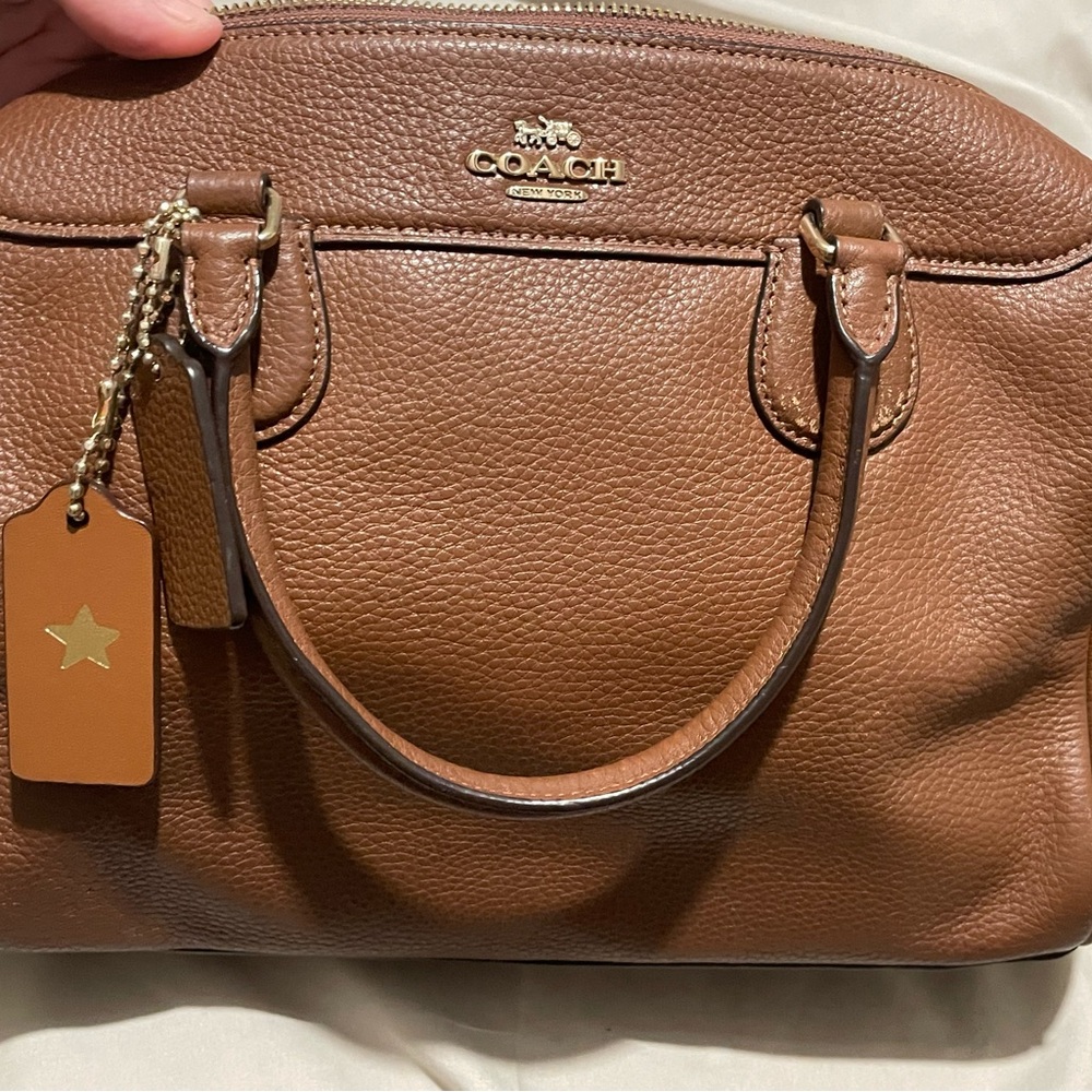 Coach Rowan Leather Satchel
